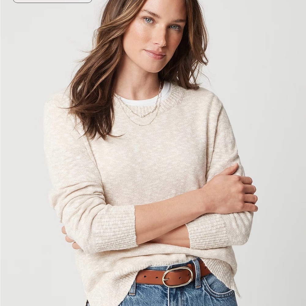 J. Crew Light Green Women's Crew Neck Sweater